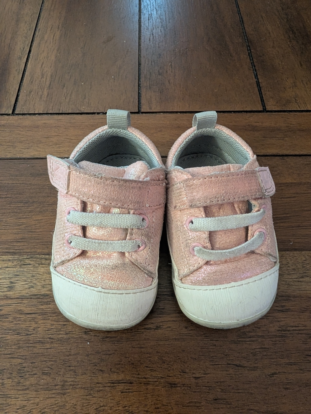 See Kai Run - Pink Glitter First Walkers - 3.5